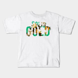 Solid Gold Kids T-Shirt